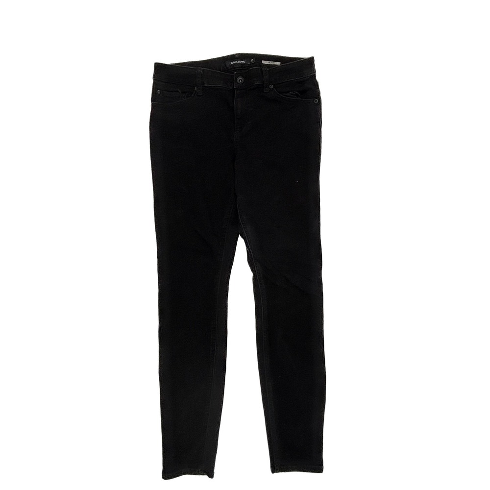 Blackheart Skinny Jeans Womens 11 Black Stretch Mid Rise Denim 21867